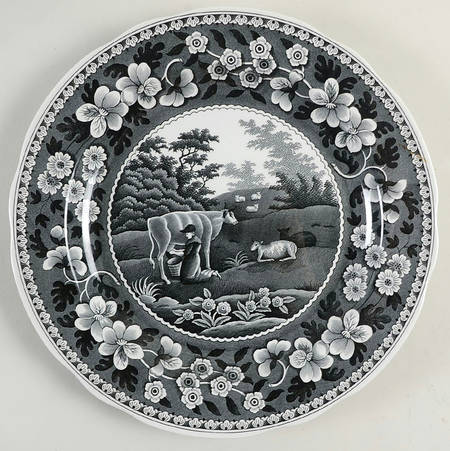 Archive Collection Black Dinner Plate