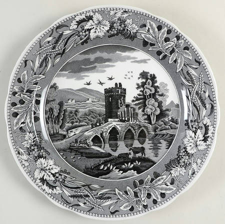 Archive Collection Black Dinner Plate