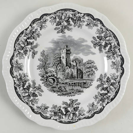 Archive Collection Black Large Dinner Plate