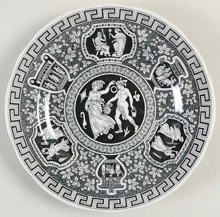 Archive Collection Black Bread & Butter Plate