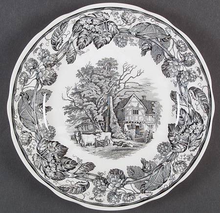 Archive Collection Black Dinner Plate