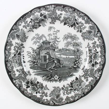 Archive Collection Black Dinner Plate
