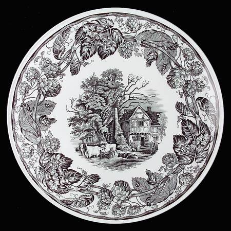 Archive Collection Black Cake Plate