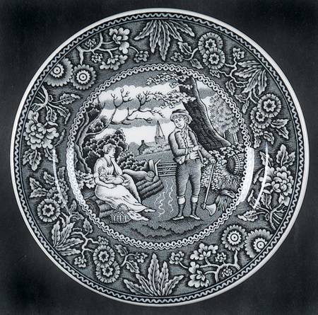Archive Collection Black Miniature Plate