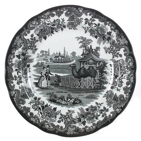 Archive Collection Black Dinner Plate