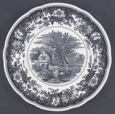 Archive Collection Black Dinner Plate