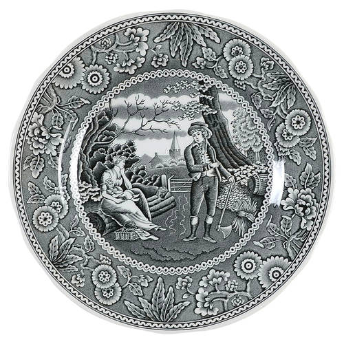 Archive Collection Black Bread & Butter Plate
