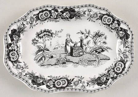 Archive Collection Black Miniature Plate