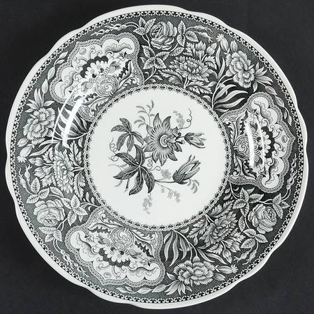 Archive Collection Black Luncheon Plate