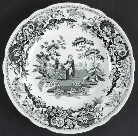 Archive Collection Black Luncheon Plate