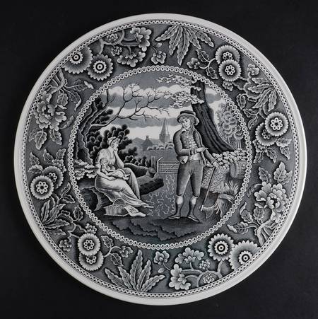 Archive Collection Black Cake Plate