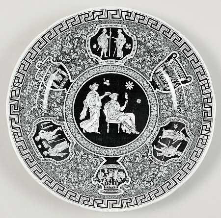 Archive Collection Black Salad Plate