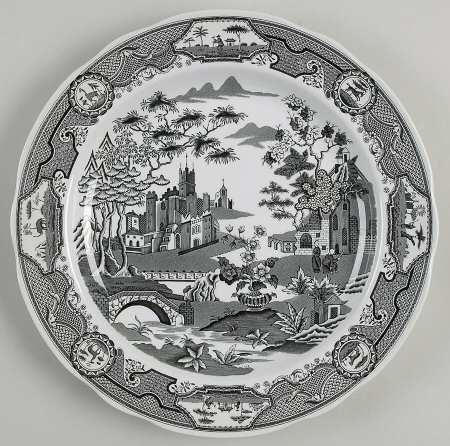 Archive Collection Black Dinner Plate