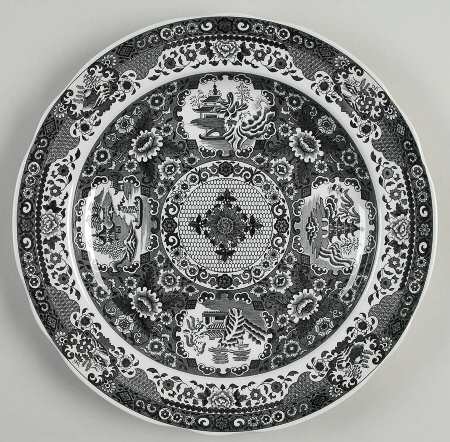 Archive Collection Black Dinner Plate