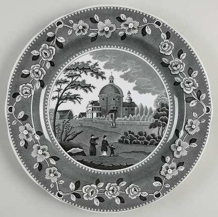 Archive Collection Black Dinner Plate