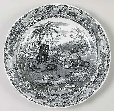 Archive Collection Black Dinner Plate