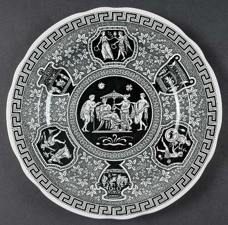 Archive Collection Black Luncheon Plate