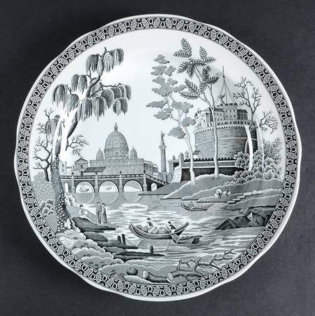 Archive Collection Black Dinner Plate