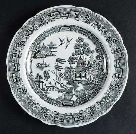 Archive Collection Black Luncheon Plate