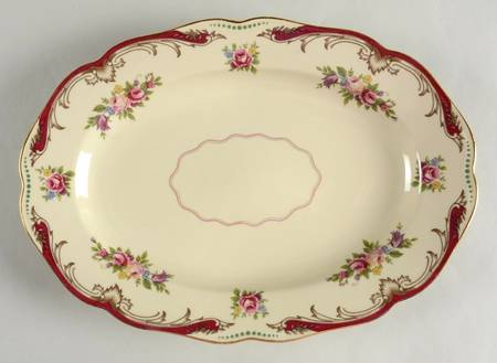 SCL15 12" Oval Serving Platter