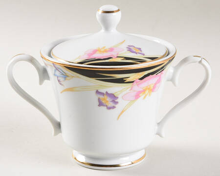 Iris Sugar Bowl & Lid