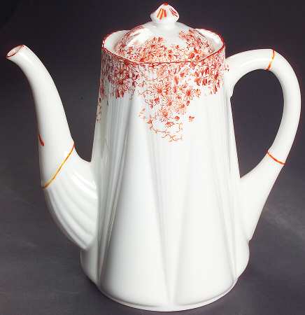 Dainty Sienna Coffee Pot & Lid