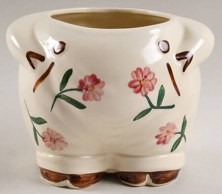Smiley Pig  Cookie Jar #44 No Lid