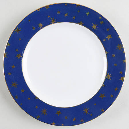Galaxy Blue (China) Salad Plate by Sakura