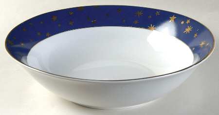 Galaxy Blue (China) 9" Round Vegetable Bowl