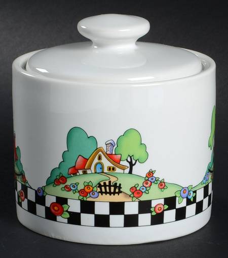 Home Sweet Home Sugar Bowl & Lid