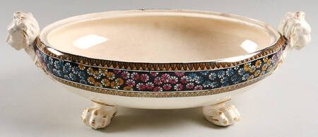 Primrose Multicolor (No Trim) Oval Vegetable No Lid