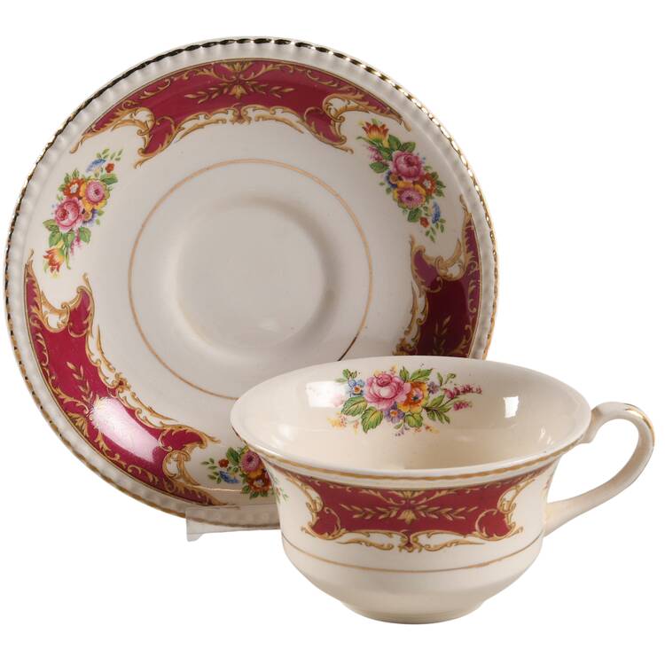 Rosita Flat Cup & Saucer Set