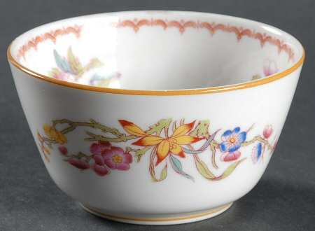 Bombay (Yellow Trim, Ivory Body) Open Sugar Bowl