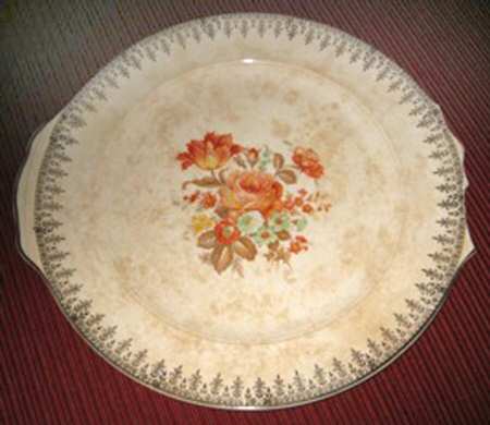SLM123 Handled Cake Plate