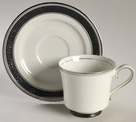 Midnight Dream Footed Cup & Saucer Set