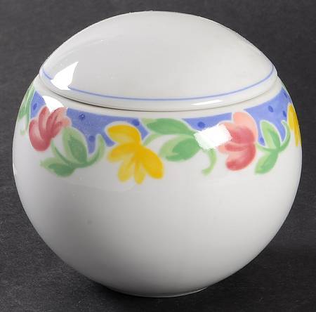 Spring Poetry Sugar Bowl & Lid