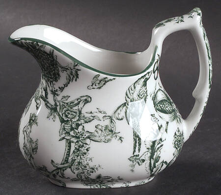 Provencial Garden Green Creamer