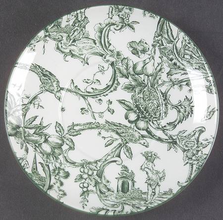 Provencial Garden Green Saucer for Mug