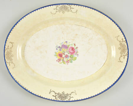 STT105B 15" Oval Serving Platter