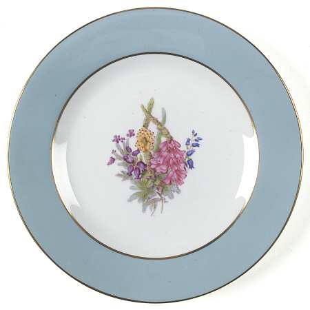 Garden Rose Luncheon Plate