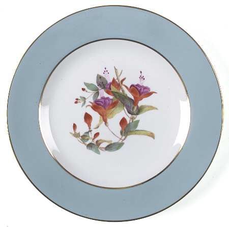 Garden Rose Luncheon Plate