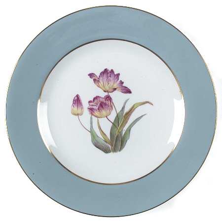 Garden Rose Luncheon Plate