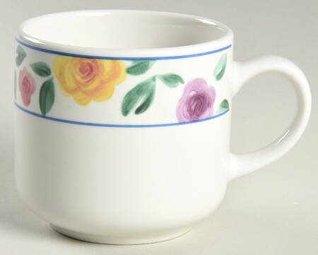 Rose Garden Flat Cup