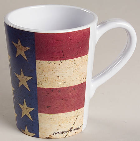 Colonial (Black Trim) Melamine Mug