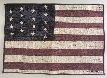 Colonial (Black Trim) Cloth Placemat