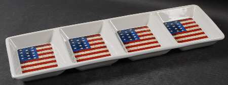 Colonial (Black Trim) 4 Part Relish