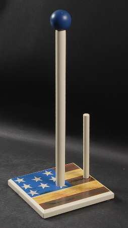 Colonial (Black Trim) Wood Paper Towel Holder