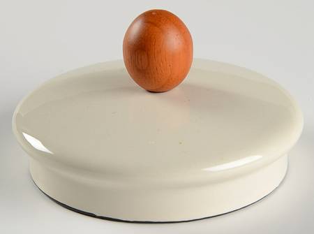 Colonial (Black Trim) Lid for Metal Kettle
