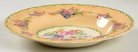 Princess Rose Rim Soup Bowl by Swinnertons