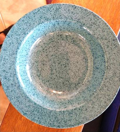 Tablerock Gray Rim Soup Bowl